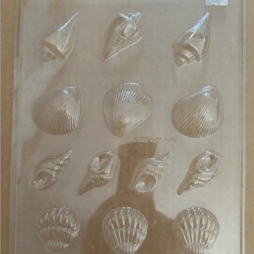 Clear Plastic Chocolate Mold Bundle - 12